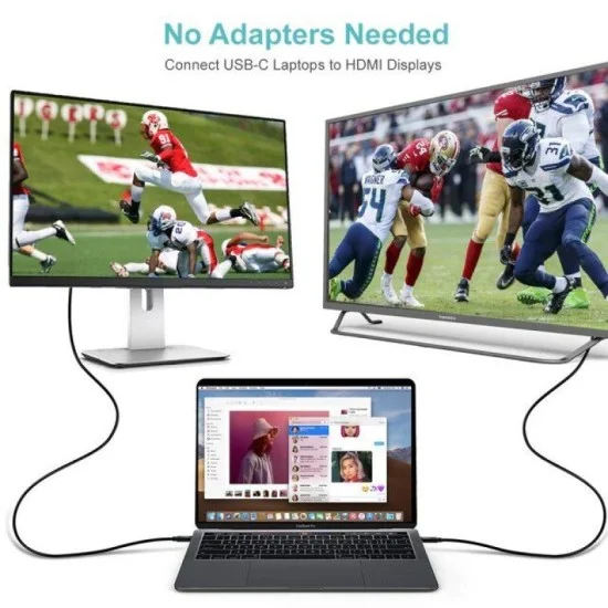 Choetech Type C To Hdmi Cable - 1.8M